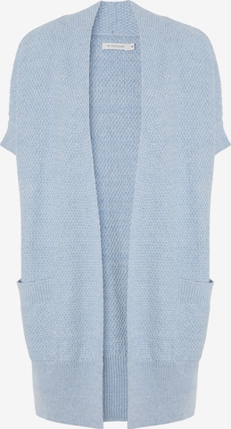 TATUUM Knit Cardigan in Blue: front