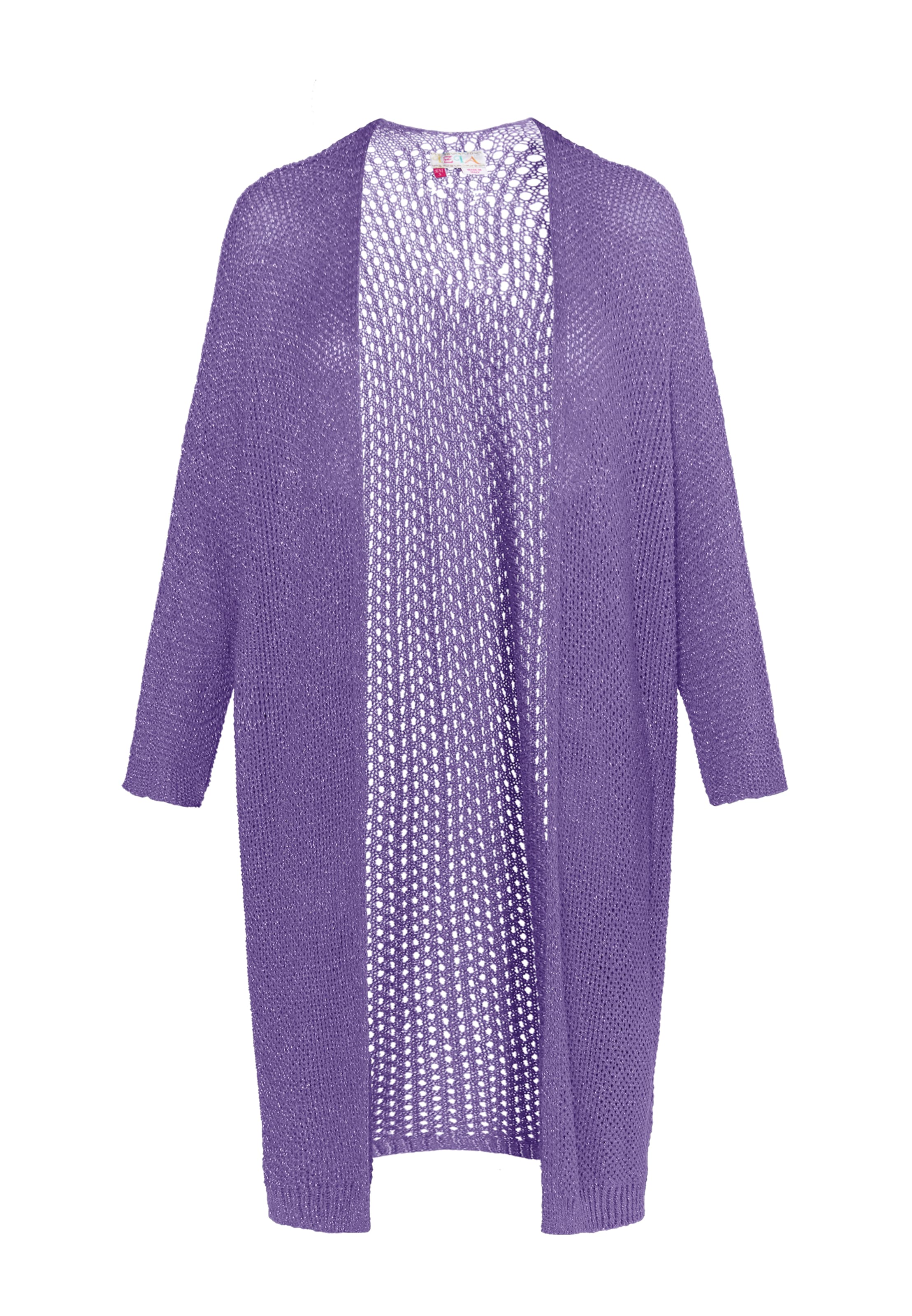 IZIA Neuletakki värissä lila: etupuoli