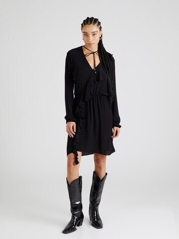 PATRIZIA PEPE Shirt dress in Black: front