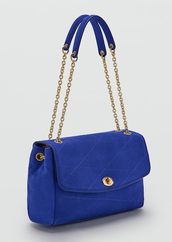 MANGO Schultertasche 'MONTES' in Blau
