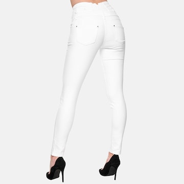 Skinny Jean Elara en blanc