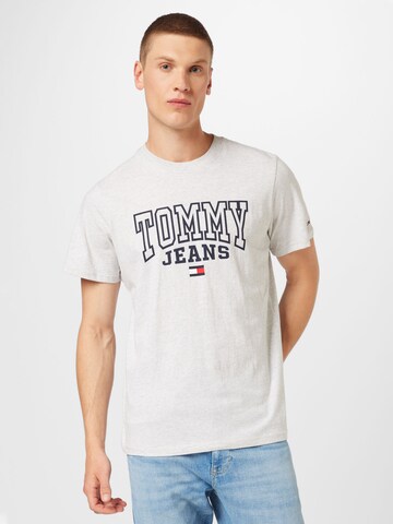 Tommy Jeans Tričko – šedá: přední strana