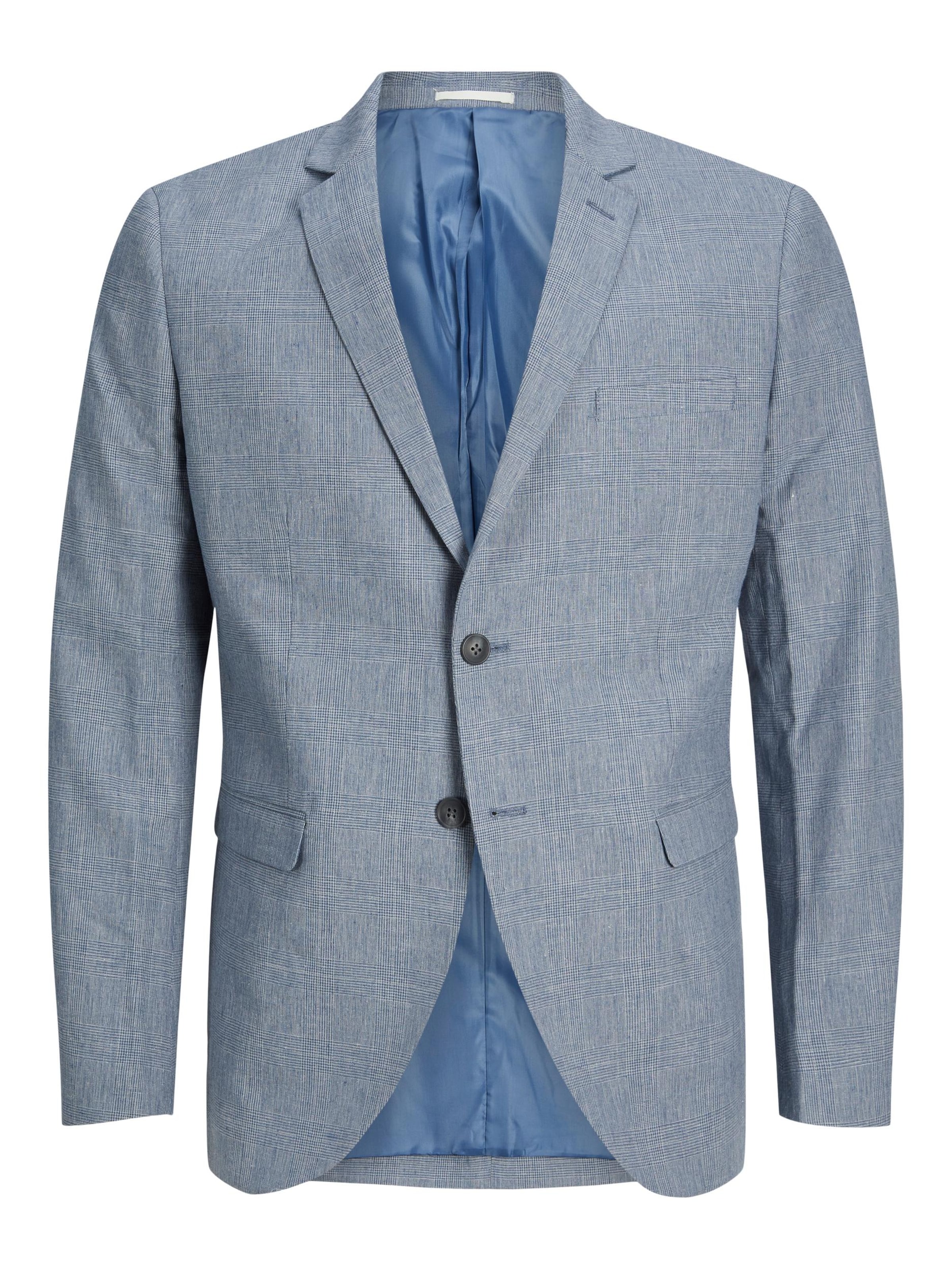 kék / fehér JACK & JONES Zakó, Termék nézet