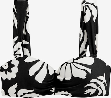 Next Bustier Bikinitoppi värissä musta: etupuoli