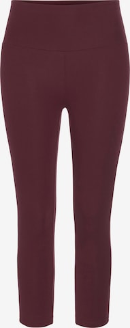 LASCANA Skinny Leggings in Red: front