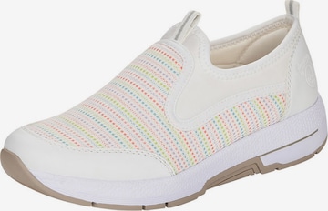 Rieker Slip-Ons in White: front