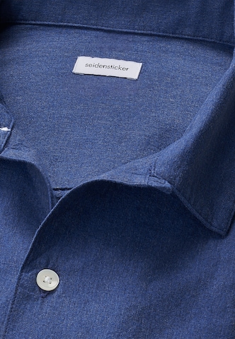 Coupe regular Chemise business SEIDENSTICKER en bleu