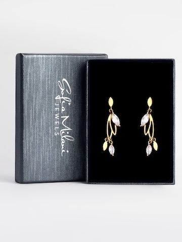 Sofia Milani Earrings 'Leaf Twig' in Gold