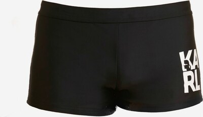 Karl Lagerfeld Badehose in schwarz, Produktansicht