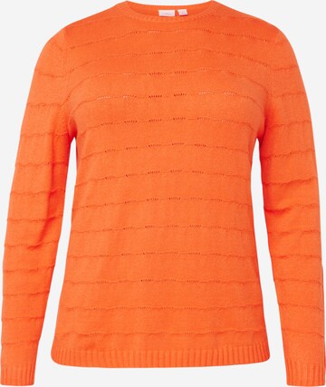 ONLY Carmakoma Sweater 'KATIA' in Orange: front