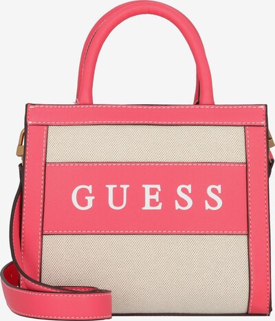 GUESS Handtasche 'Salford' in beige / rosa / weiß, Produktansicht