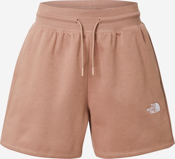 Loosefit Pantaloni 'ESSENTIAL' di THE NORTH FACE in marrone: frontale