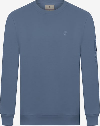 DENIM CULTURE Sweat-shirt 'BRET' en bleu, Vue avec produit