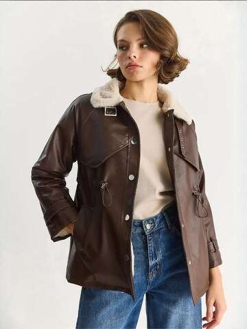 Giacca invernale di Bianco Lucci in marrone