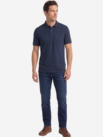 redmond Shirt 'Basic'‌‌‌‌ in Blau