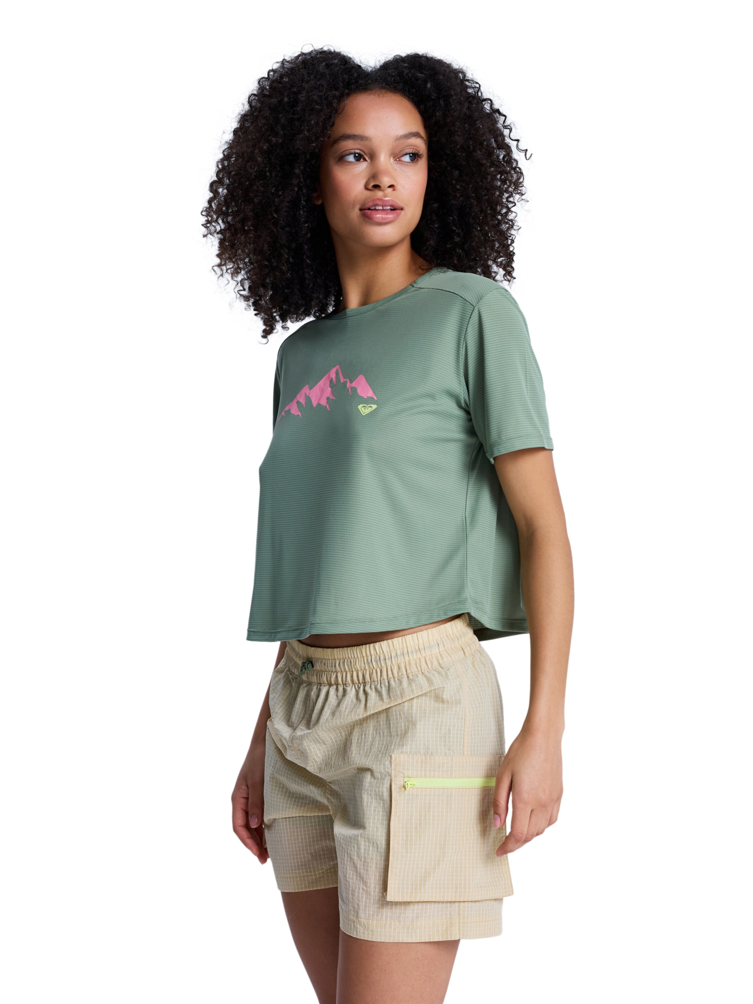 ROXY Performance Shirt 'Boundless Spirit 3' in Green