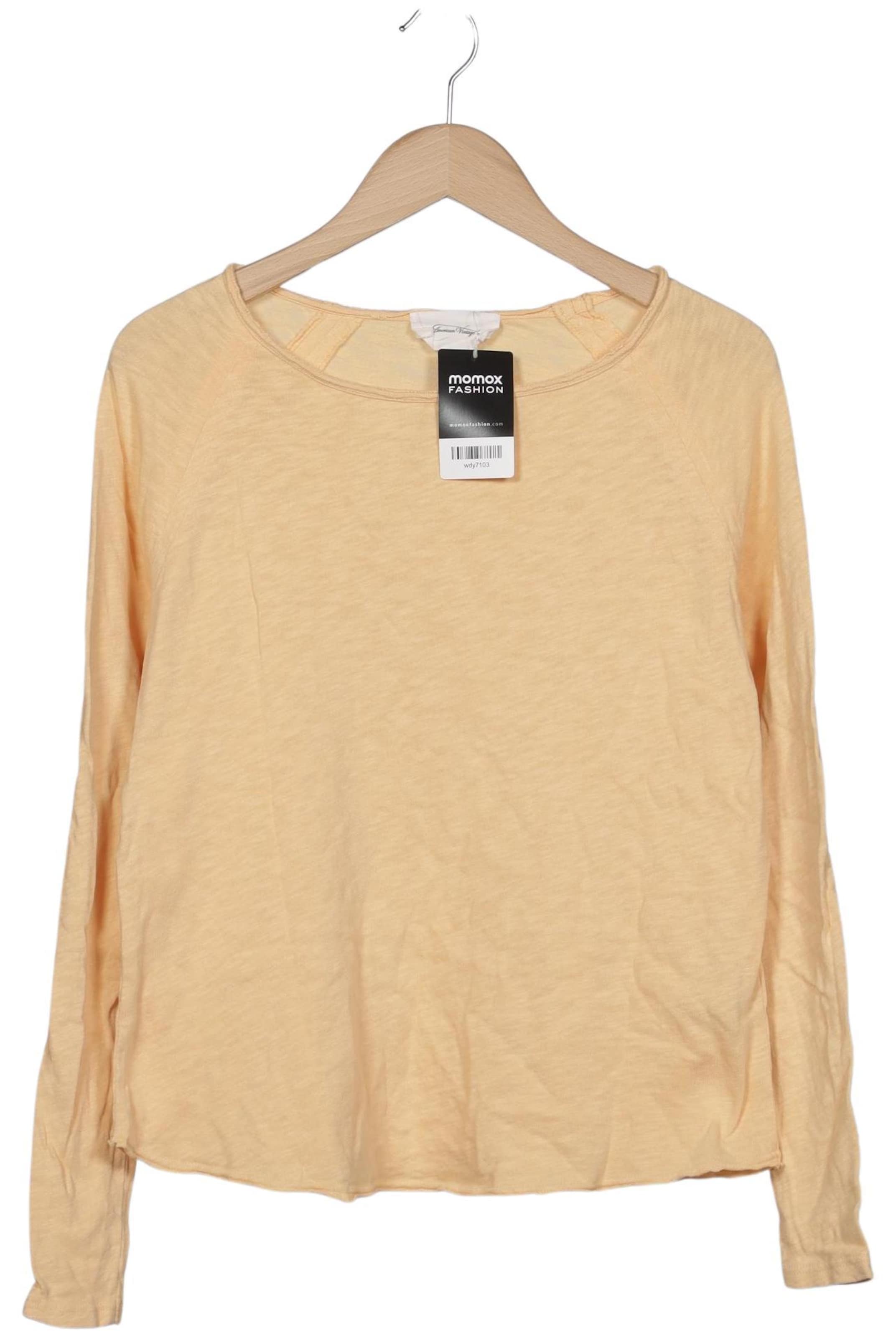 AMERICAN VINTAGE Top & Shirt in S in Yellow: front