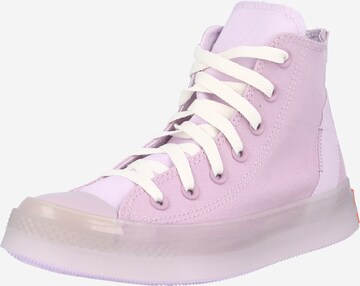 Baskets hautes 'CX STRETCH' CONVERSE en violet : devant