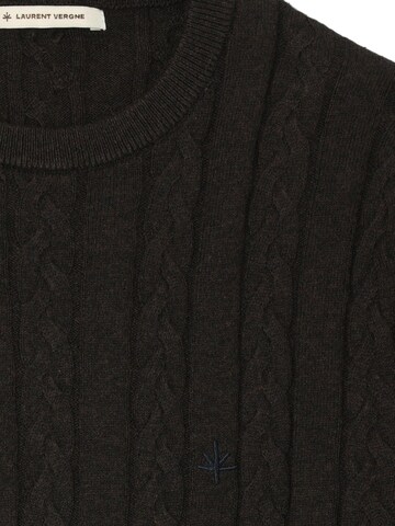 Laurent Vergne Sweater 'Sorbonne - Cable Sweater - Brown' in Brown