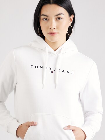Tommy Jeans Mikina – bílá