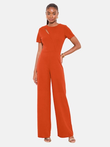 Lipsy Jumpsuit in Orange: front