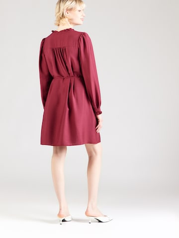 Abito camicia 'Myla' di MSCH COPENHAGEN in rosso