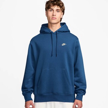 Nike Sportswear Sweatshirt 'Club' in Blau: Vorderseite