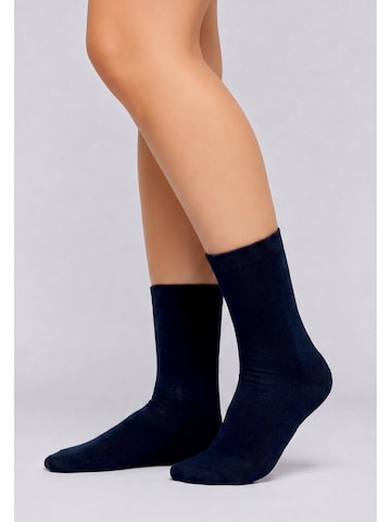 Calza velata di Betty Barclay in blu: frontale