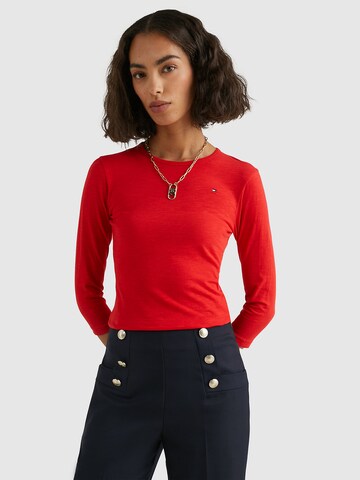 T-shirt TOMMY HILFIGER en orange : devant