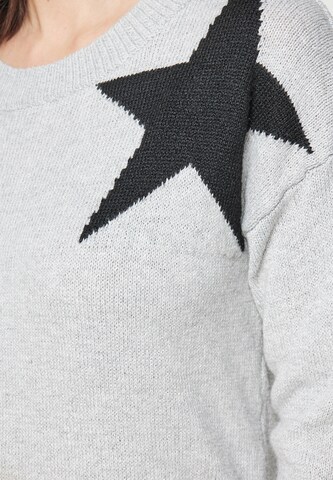 SANIKA - Pullover 'Fashion Look' em cinzento