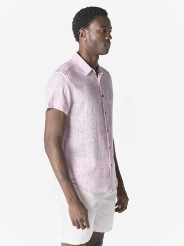 Coupe slim Chemise KOROSHI en rose