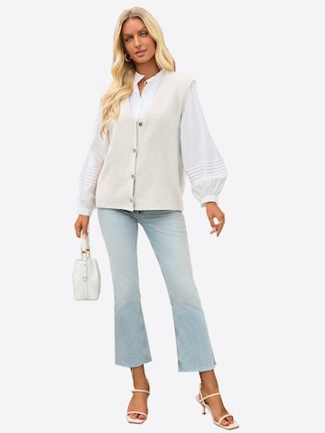 Imily Bela Πλεκτό γιλέκο σε λευκό