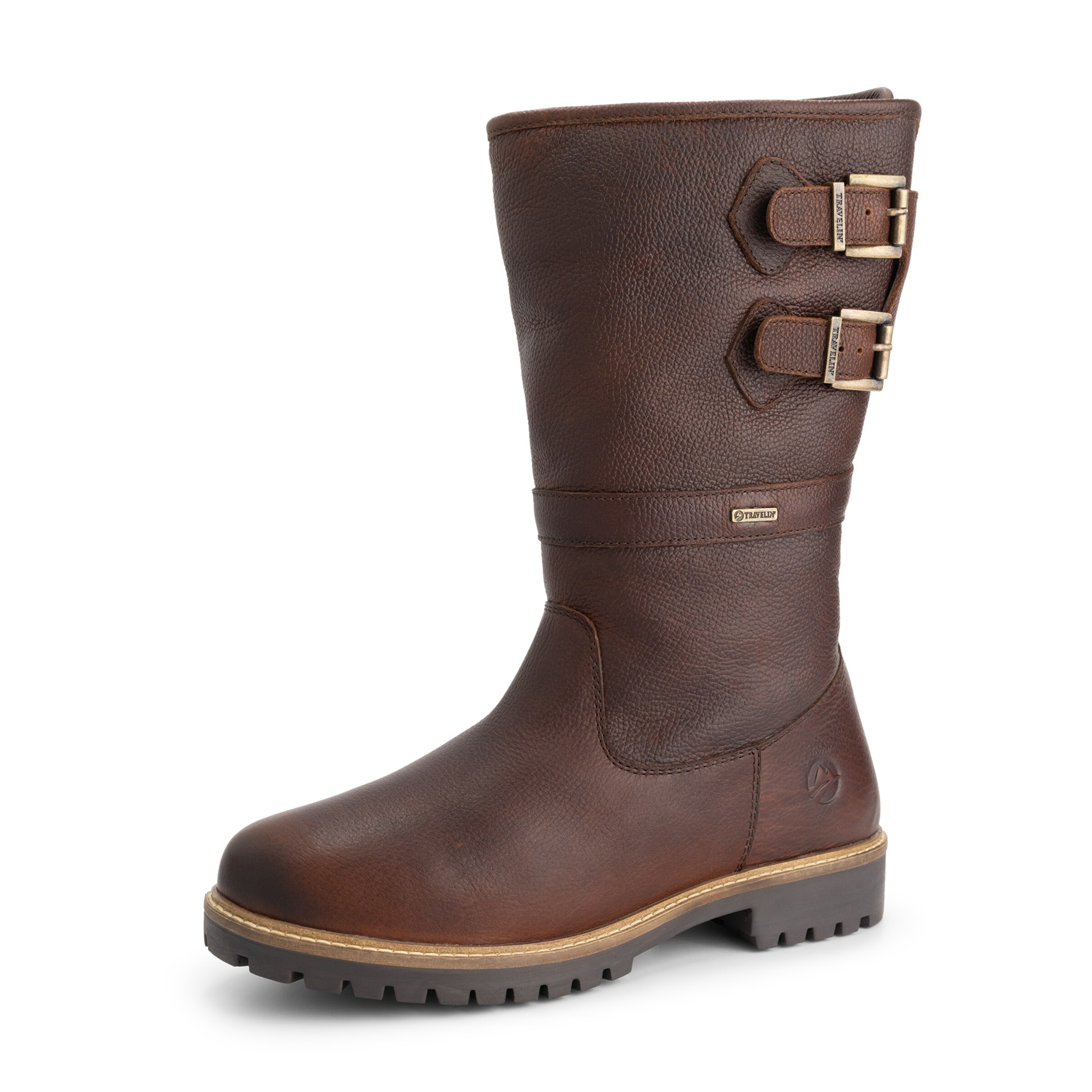 Travelin Boots 'Klondike' i brun: forside
