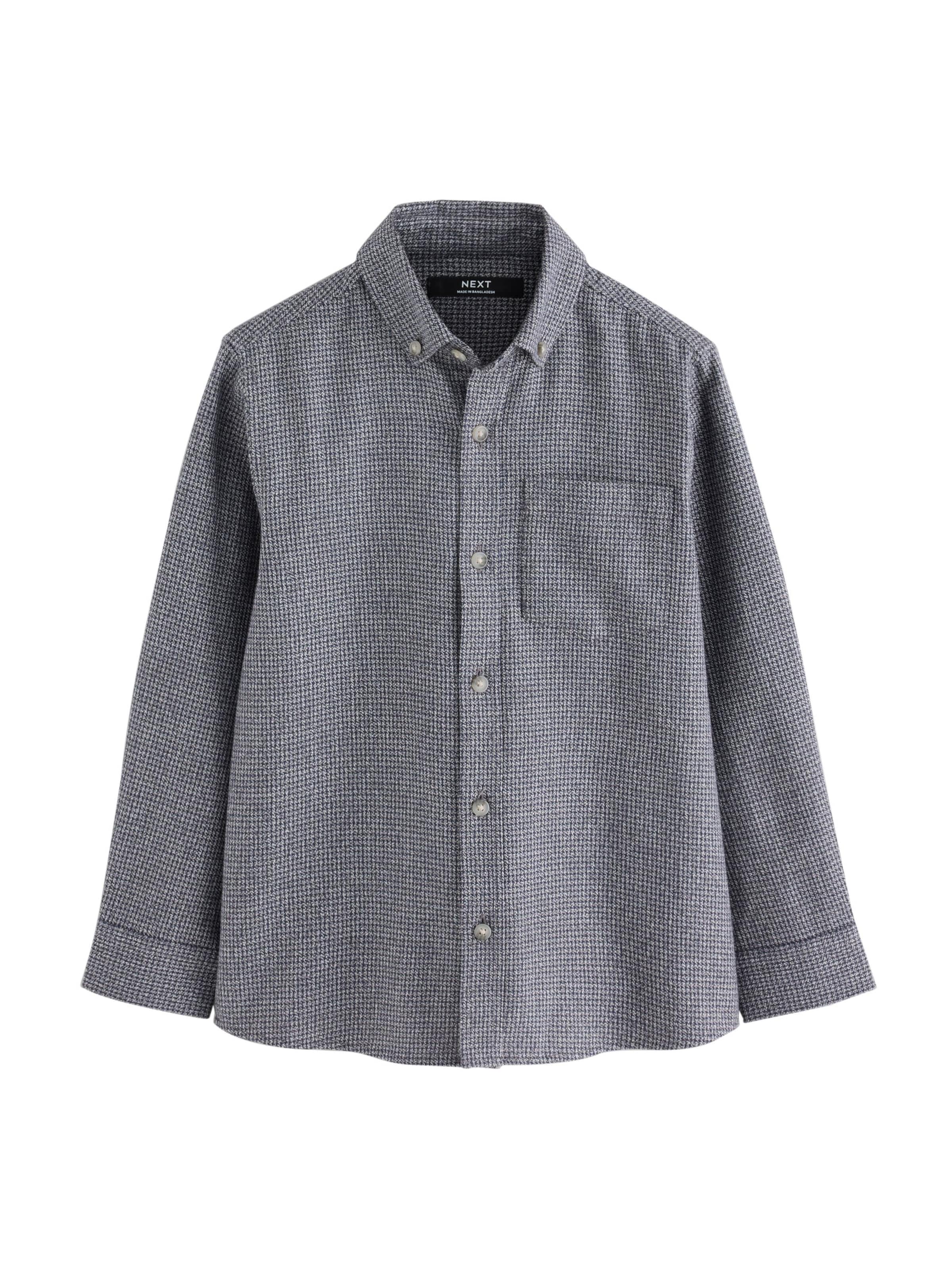 Coupe regular Chemise Next en gris : devant