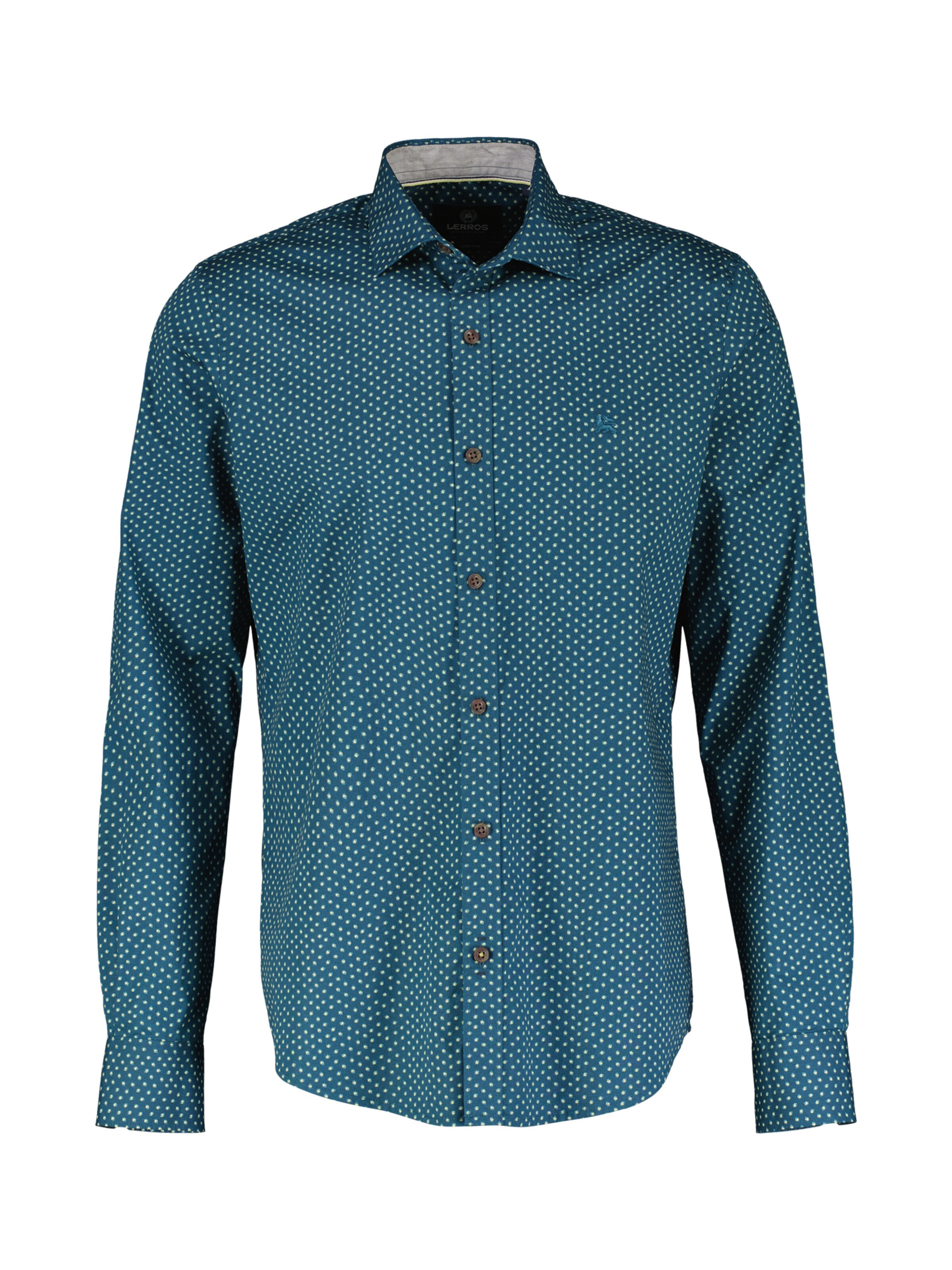 LERROS Button Up Shirt in Blue: front