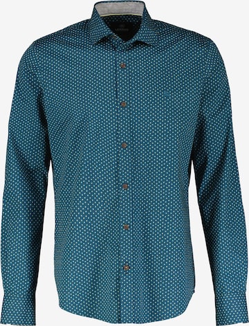 LERROS Button Up Shirt in Blue: front