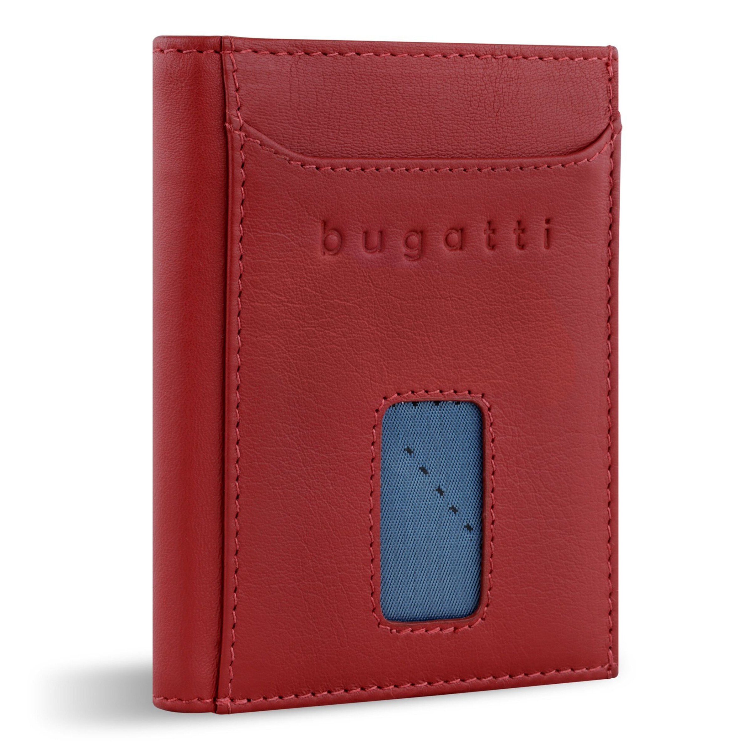 bugatti Wallet 'Secure Slim' in Red