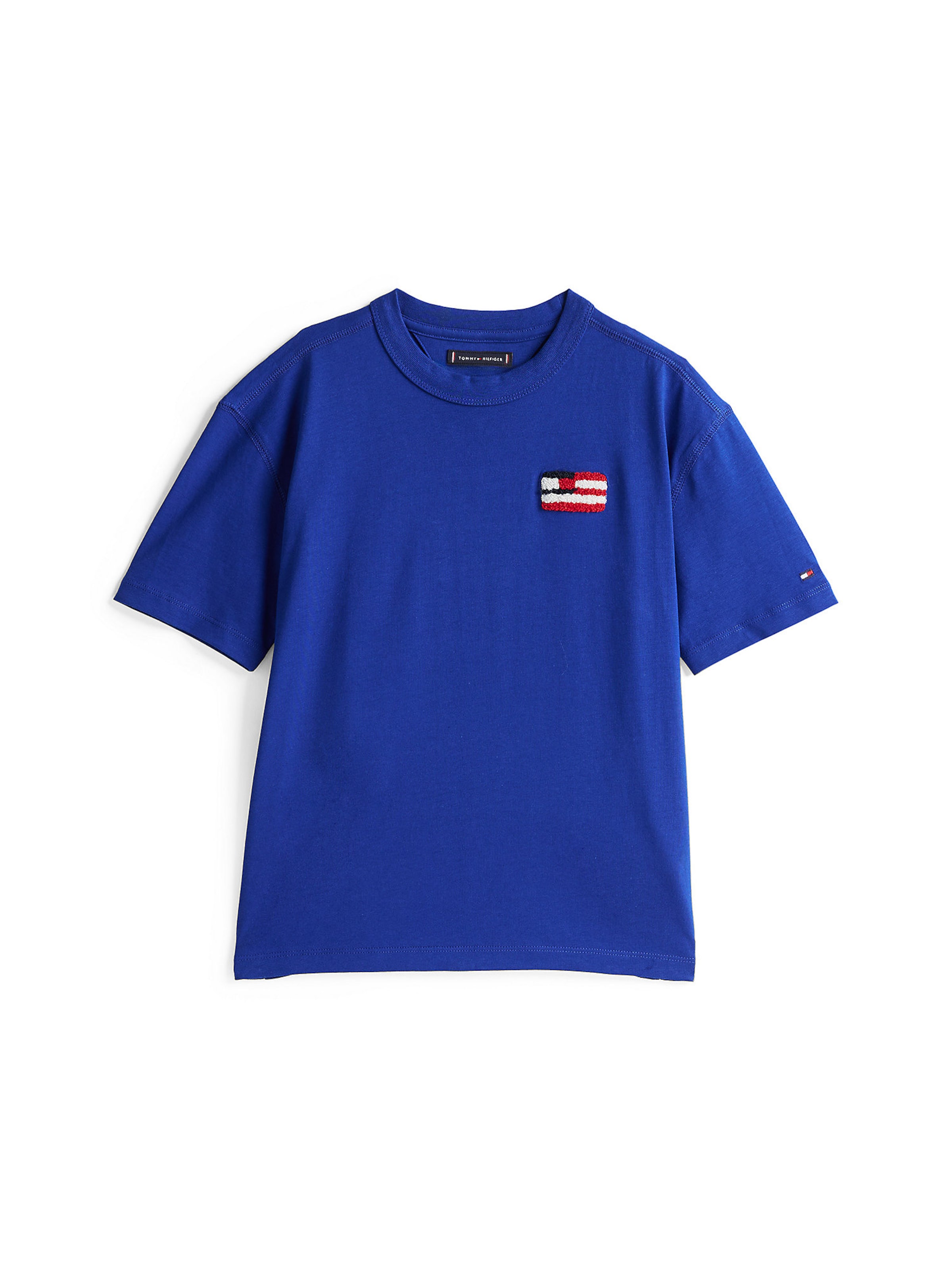 T-Shirt TOMMY HILFIGER en bleu : devant