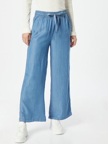 Soyaconcept Wide leg Broek in Blauw: voorkant