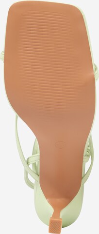 Warehouse T-Bar Sandals in Green