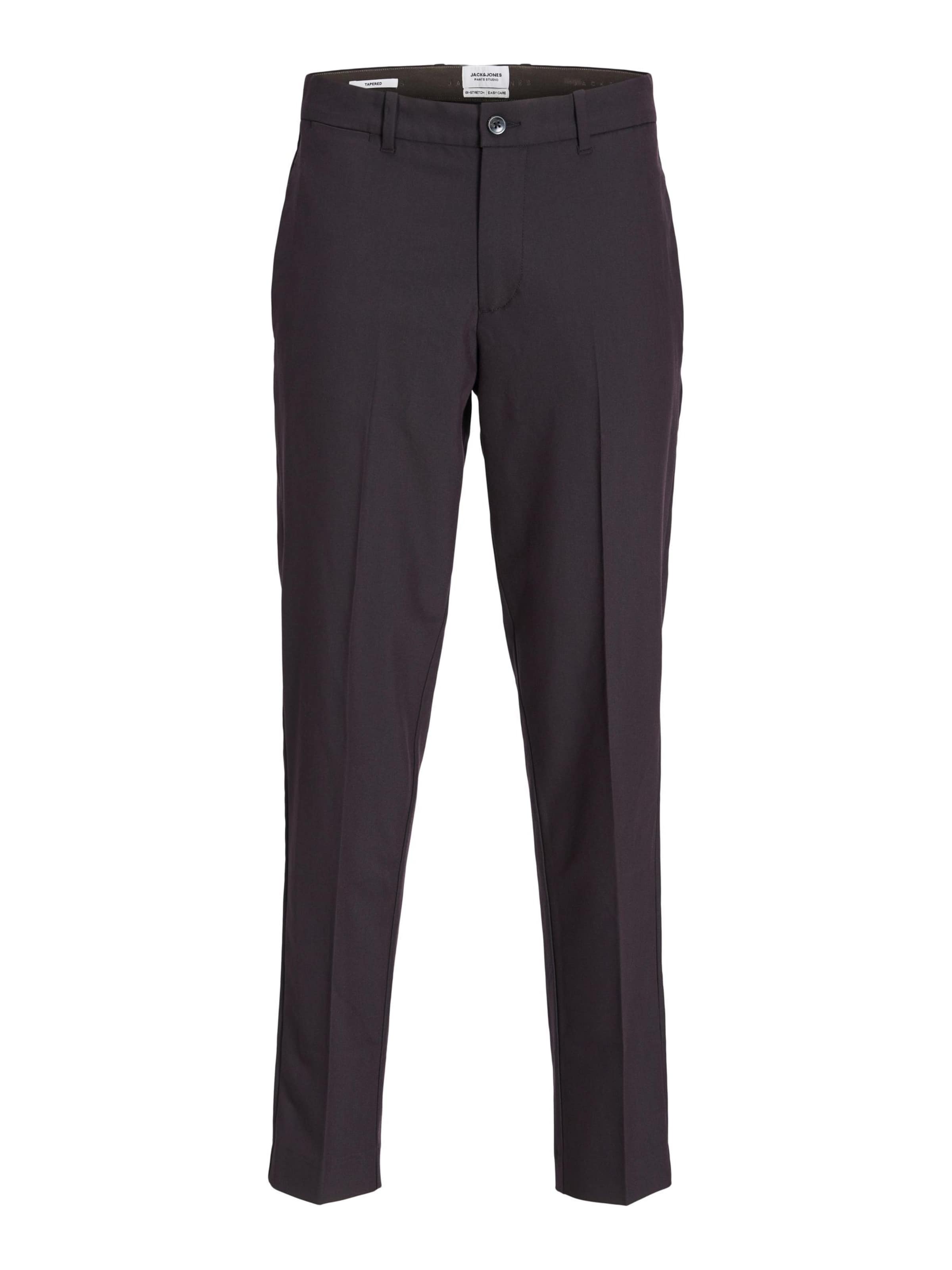 Pantalon à plis 'JPSTAce Leo' JACK & JONES en marron : devant
