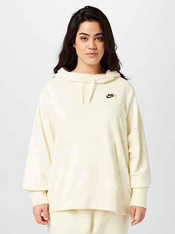 Sweat de sport Nike Sportswear en blanc : devant