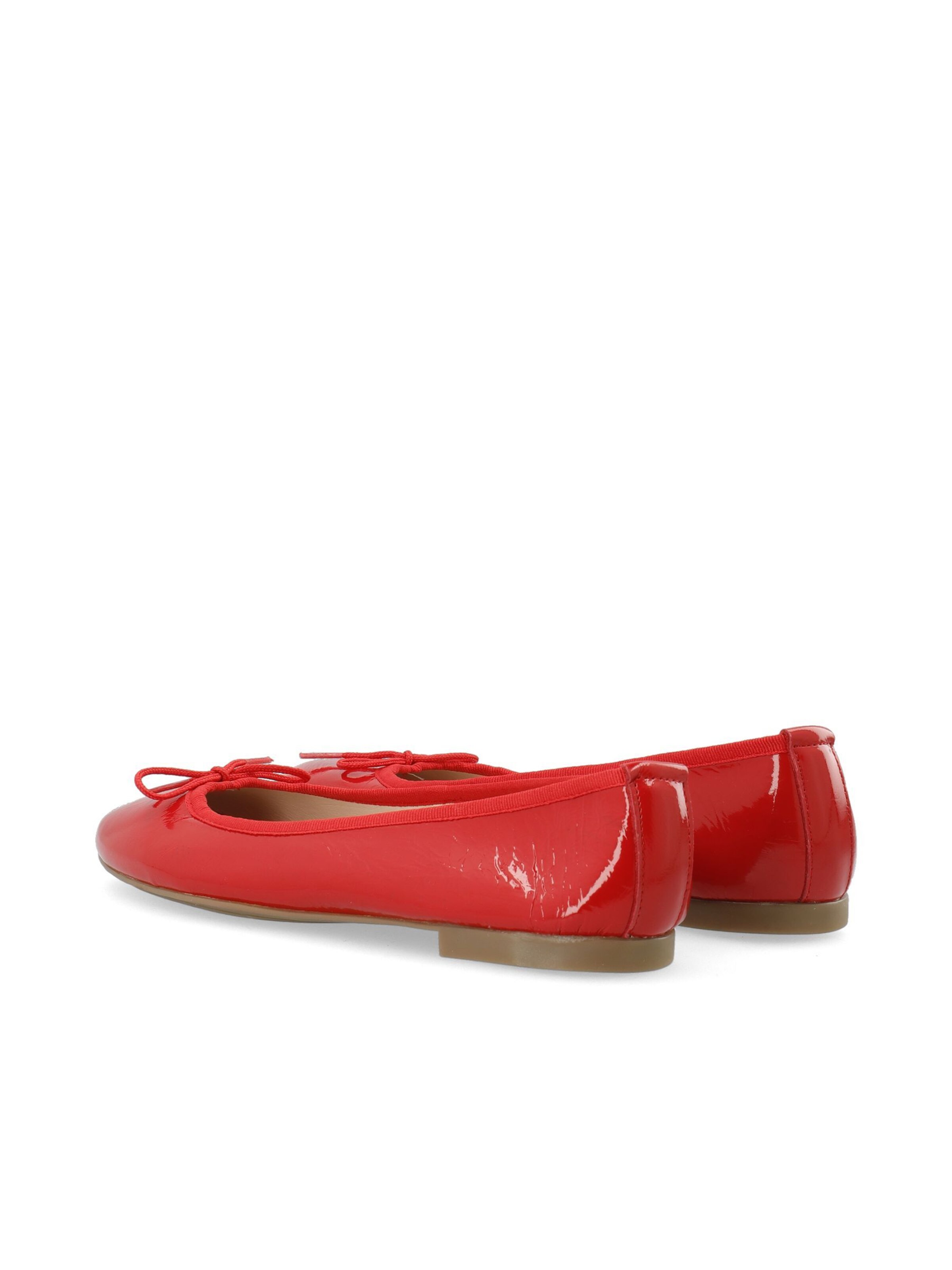 Ballerines 'MADISON' Bianco en rouge