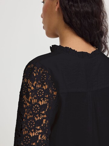 Chemisier 'IXMirella' ICHI en noir