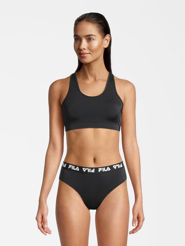 FILA Bustier Bikini 'SORANO ' in Schwarz: Vorderseite
