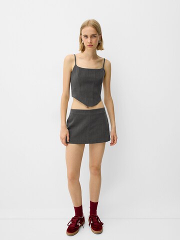 Skinny Pantalon Bershka en gris