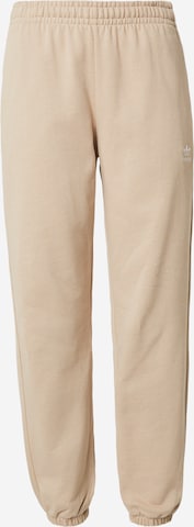 ADIDAS ORIGINALS Tapered Pants 'Essentials' in Beige: front