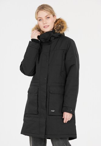 North Bend Winter parka 'Lizbet' in Black: front