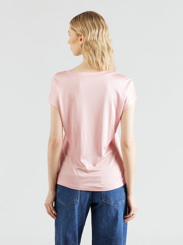 COMMA T-shirt i rosa