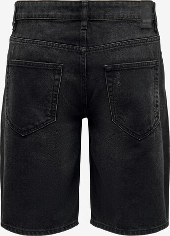 Only & Sons Regular Jeans 'Avi' in Black